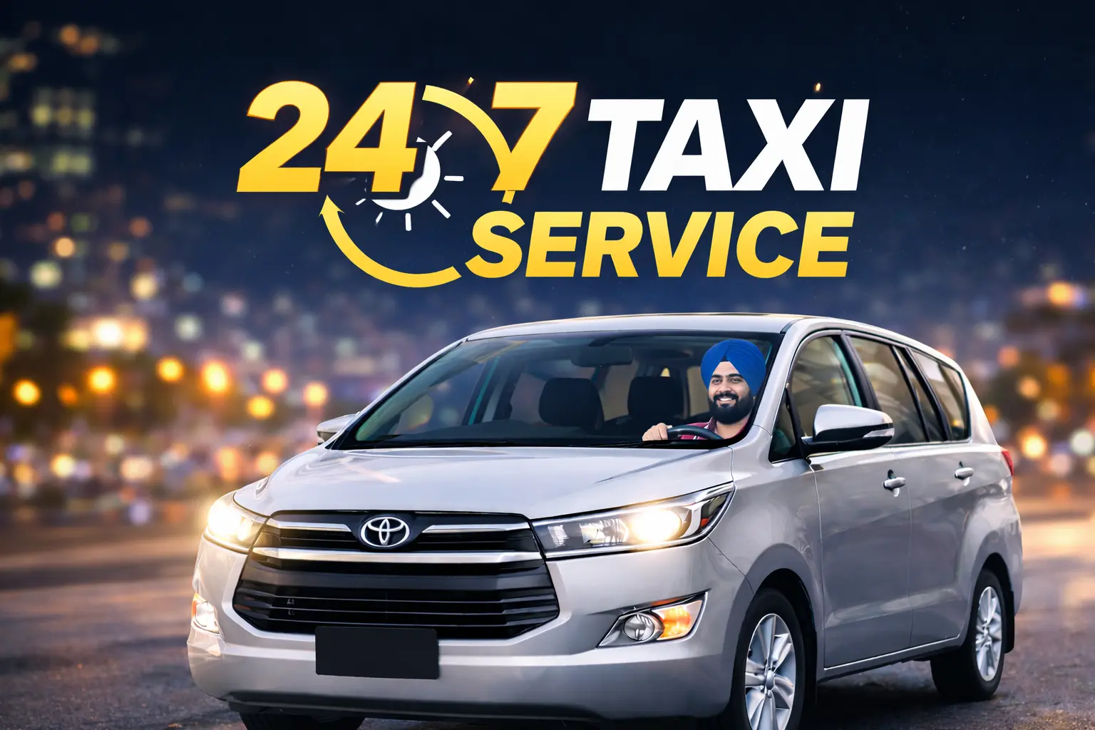 24/7 Taxi Service